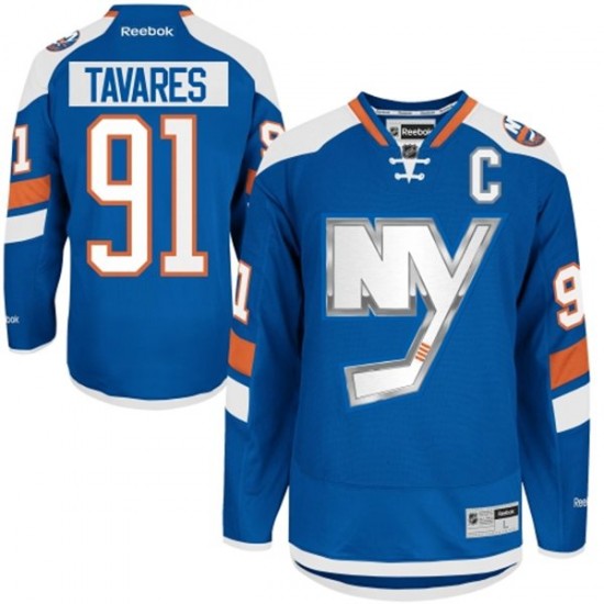 New York Islanders John Tavares Youth Jersey L/XL NHL Captain Reebok  Brooklyn